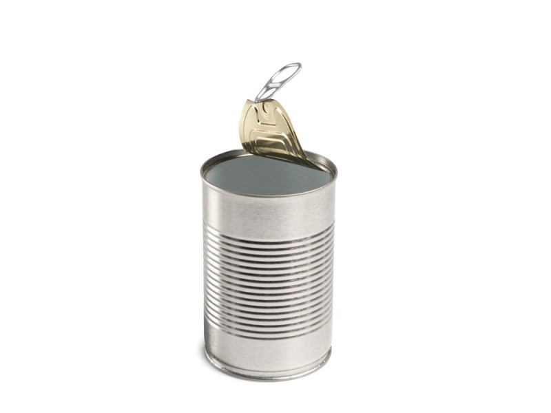 Tall Round Tin Can with lid 100 pcs