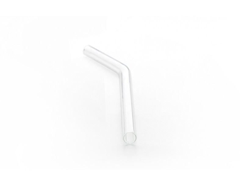 Wholesale DD1854 Engaging Curved Metal Anti Age Lip Straws 4 Pack