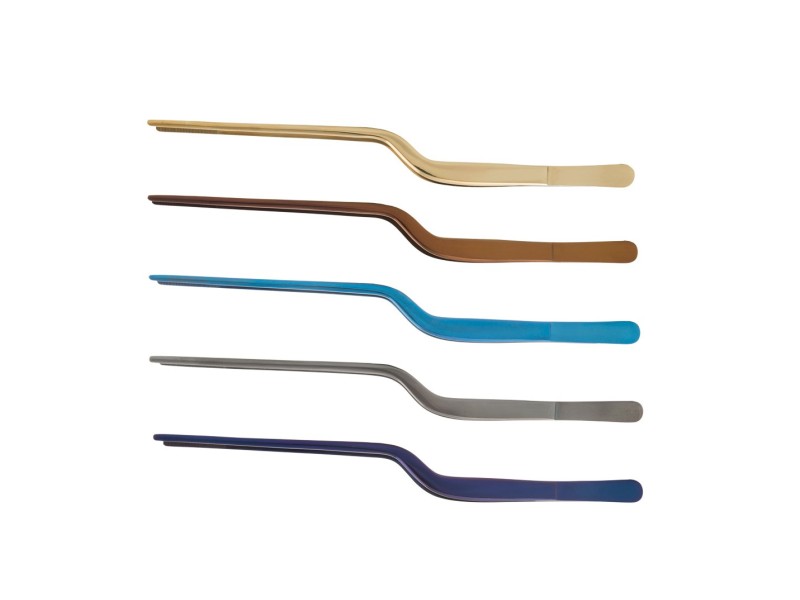 Stainless steel plating colour tongs | 100%Chef